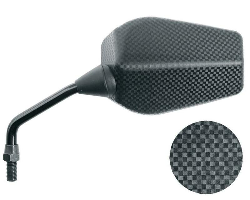 Retrovisor izquierdo HIGHSIDER smart universal - C/Fiber M10/125 (Sustituye E694)