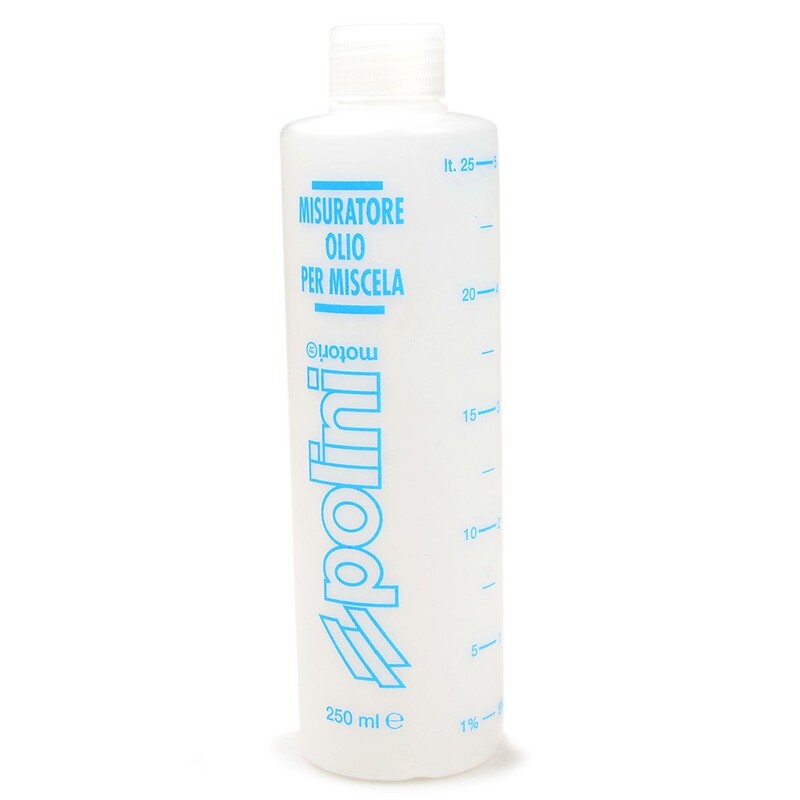 TUBO MEDIDOR POLINI ACEITE Y TAPON  250ml