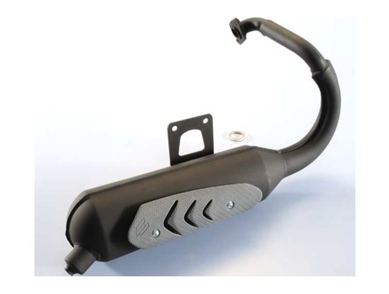Escape Polini acero negro original homologado Trekker 200.0316