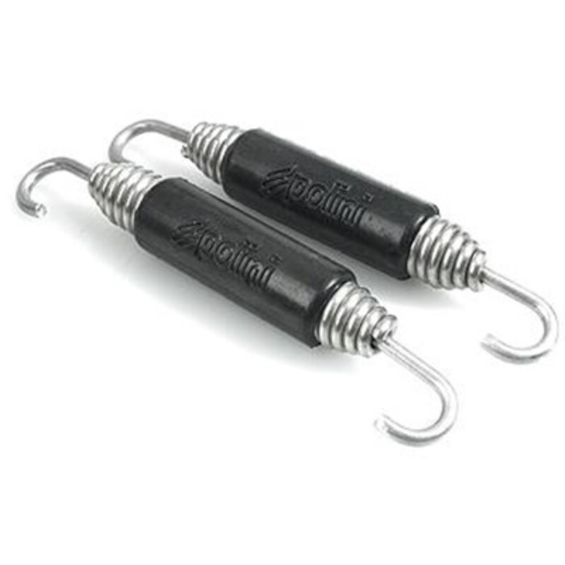 MUELLE ESCAPE POLINI ROTATIVO CON GOMA INOX L= 53mm 228.0004