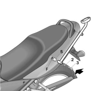Fijaciones Top SHAD Suzuki BANDIT 600'00