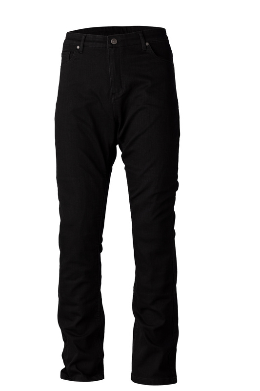 Pantalón textil reforzado con aramida RST Straight Leg 2 CE hombre (pernera larga) - Negro