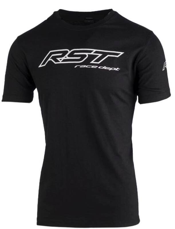 Camiseta Hombre RST Race Dept Logo - Negro