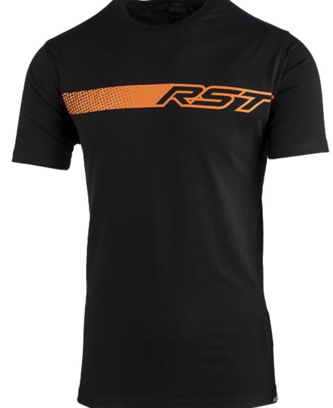Camiseta Hombre RST FADE Negro/Naranja, Talla 3XL