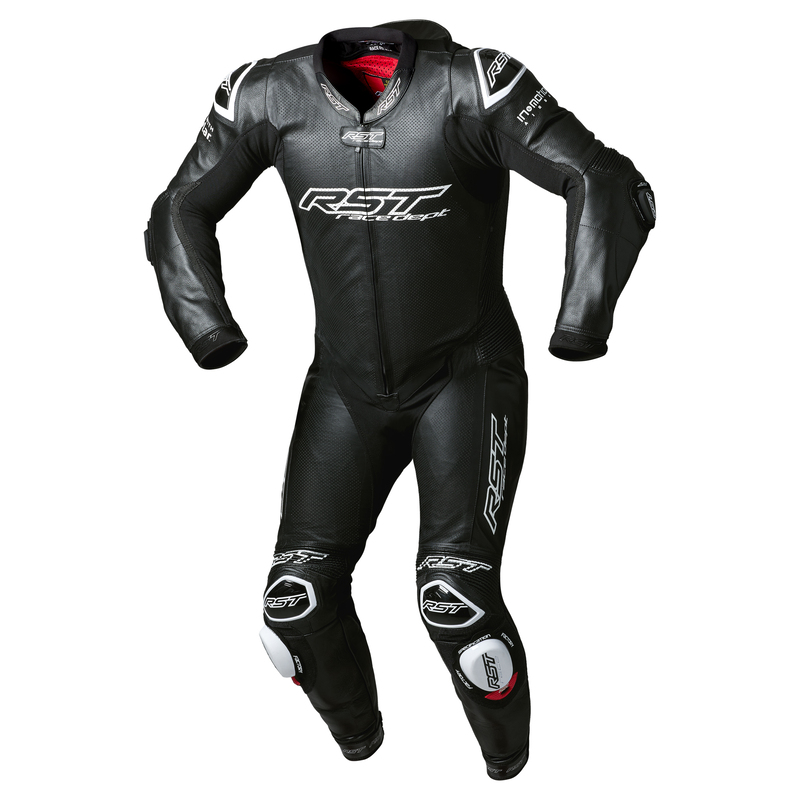 Mono de piel RST V4.1 Evo Kangaroo Airbag CE hombre - Negro