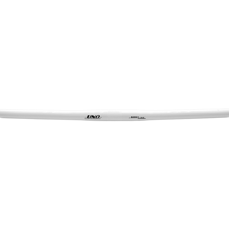 Manillar MTB recto UNO Ø25.4 580mm. Aluminio color Blanco
