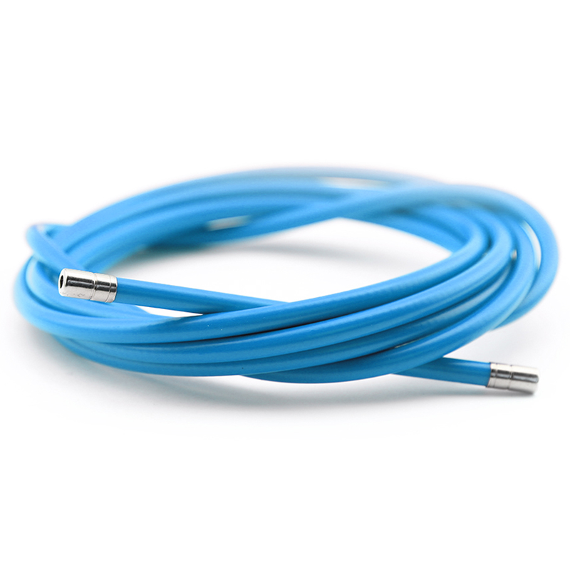 Funda cable acero laminado ALHONGA Ø5 Azul 2m