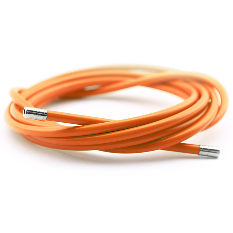 Funda cable acero laminado ALHONGA Ø5 naranja 2m
