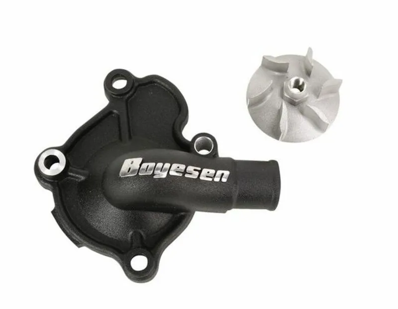Kit de tapa bomba de agua + hélice BOYESEN Supercooler - Negro