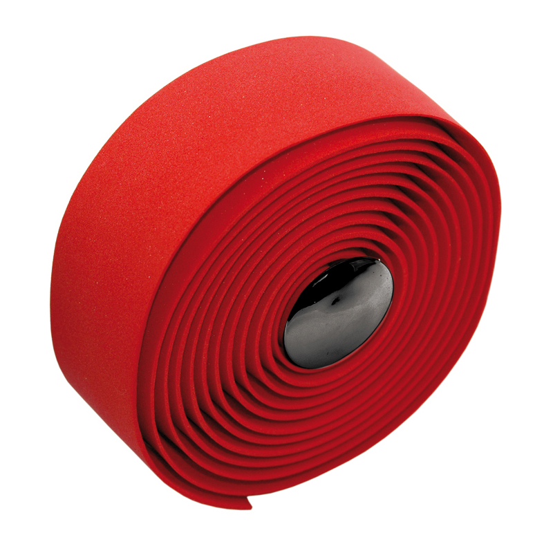 Cinta para manillar de carretera VELO. Corcho, color rojo