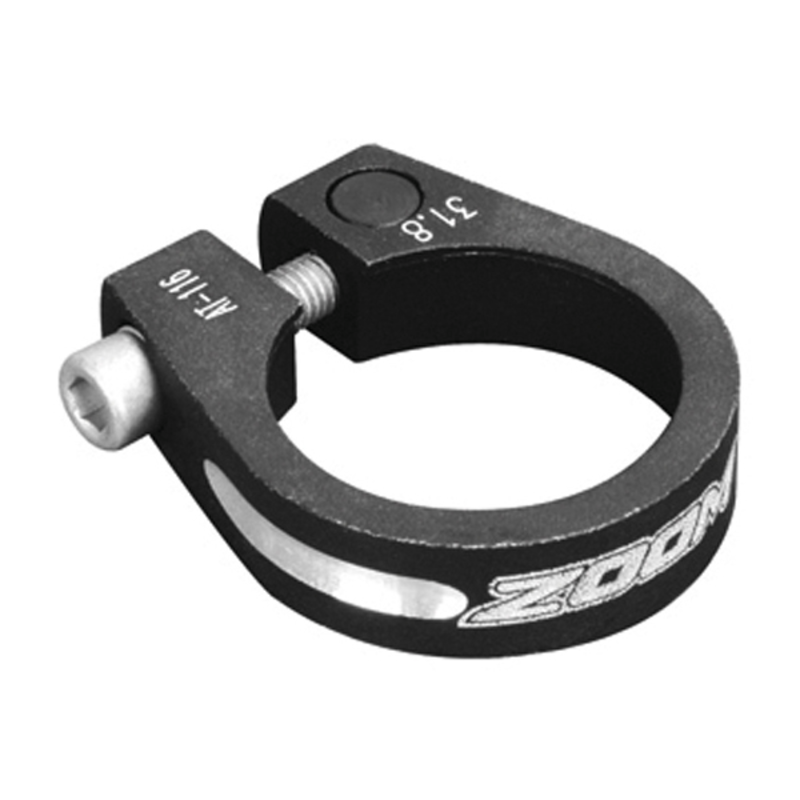 Abrazadera cierre tija de sillín de bicicleta V BIKE con tornillo - Ø34.9mm Negro