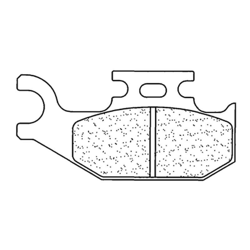 Juego de pastillas sinterizadas CL BRAKES (1235ATV1)