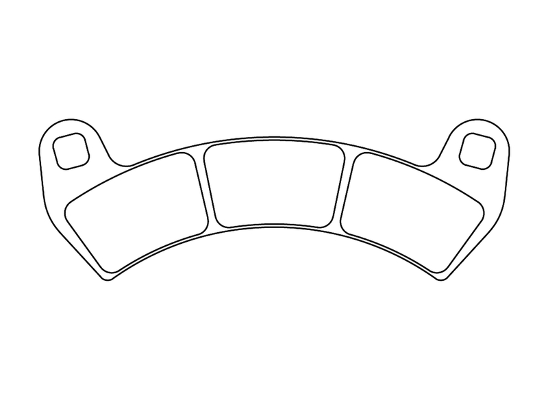 Juego de pastillas sinterizadas CL BRAKES (1247ATV1)