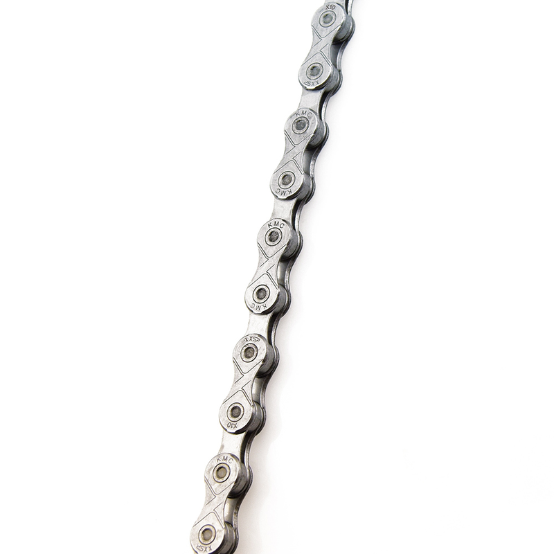 Cadena KMC X9 9 velocidades 116 eslabones plata/gris