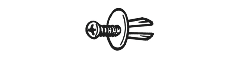 BETA Tornillo de expansión para mobiliario de taller