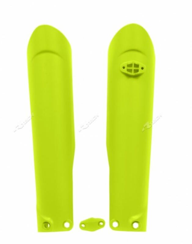 Protectores de horquilla RACETECH - amarillo fluorescente