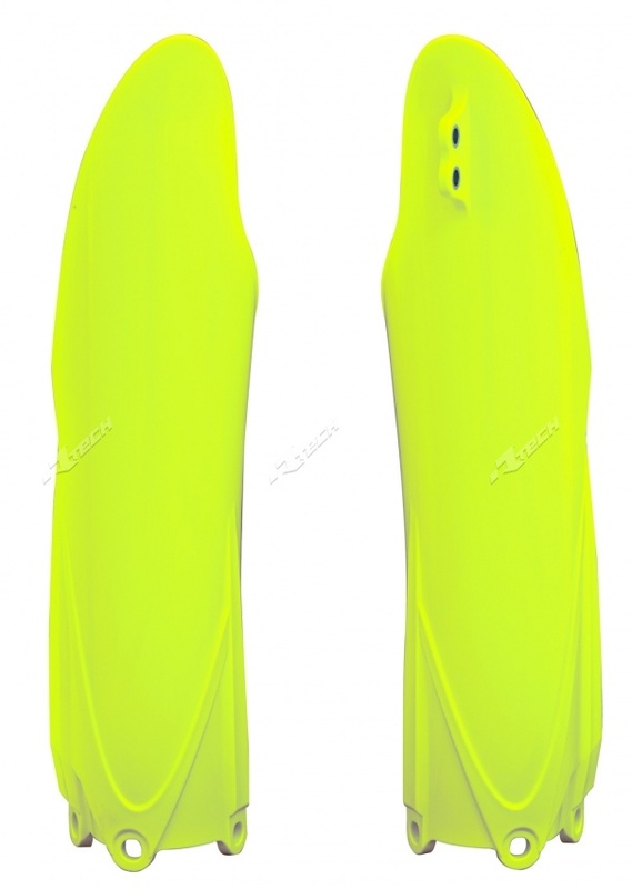 Protectores de horquilla RACETECH - amarillo fluorescente