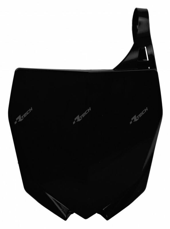 Portanúmeros delantero RACETECH Negro Yamaha