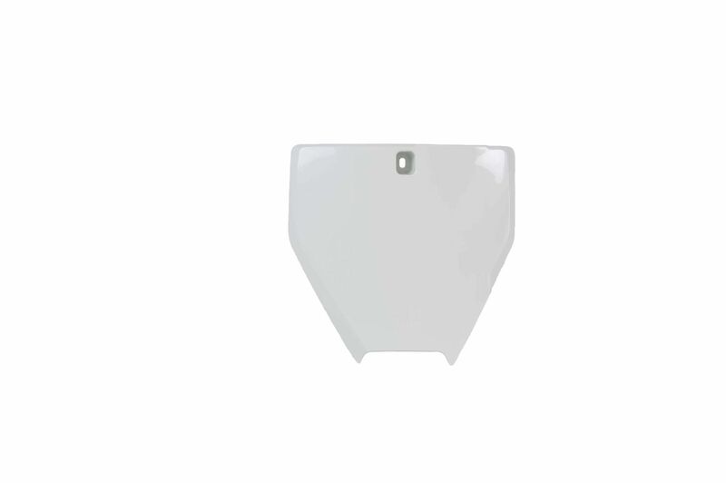 Portanúmeros delantero RACETECH Blanco Husqvarna TC65