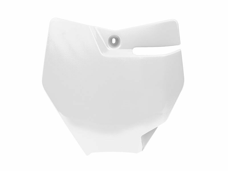 Portanúmeros delantero RACETECH Blanco KTM SX85