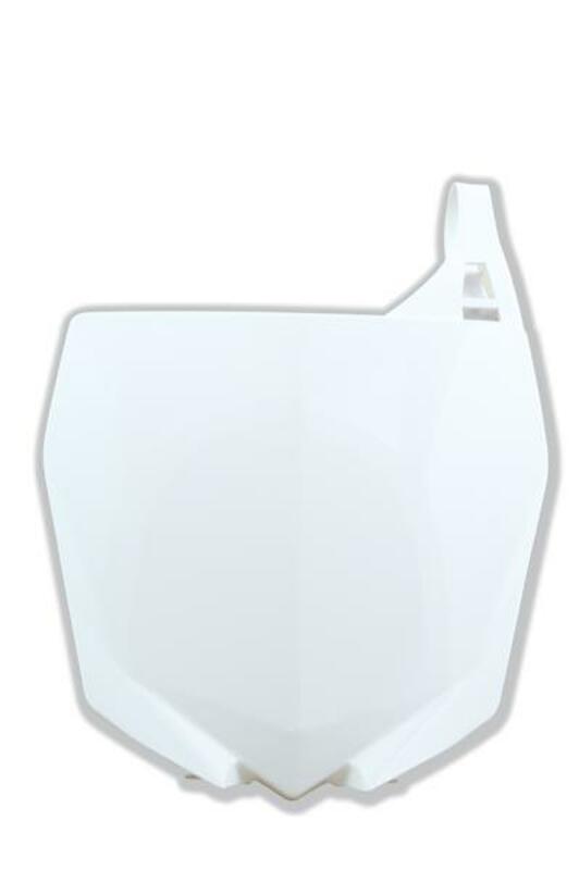Portanúmeros delantero RACETECH Husqvarna Blanco Yamaha