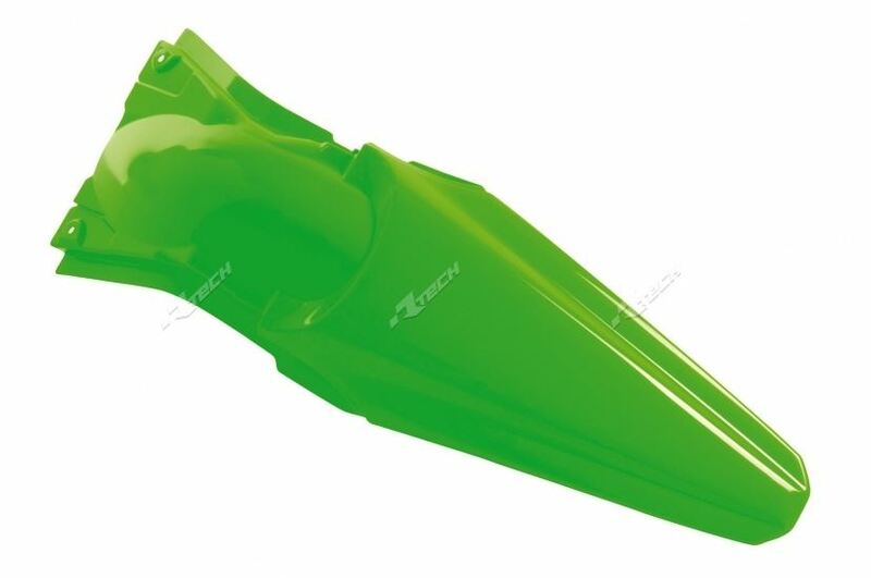 Guardabarros Trasero RACETECH Verde Neón USA Look Kawasaki KX-F