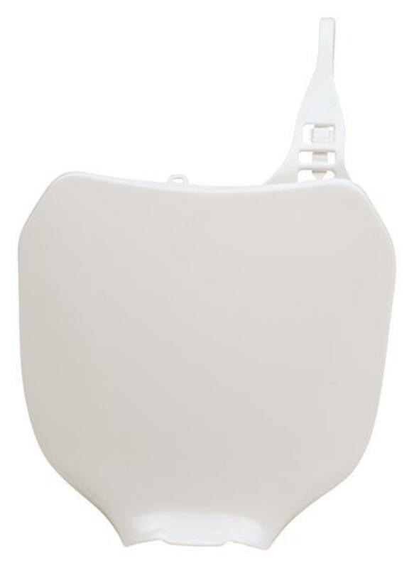 Portanúmeros delantero RACETECH Blanco Yamaha