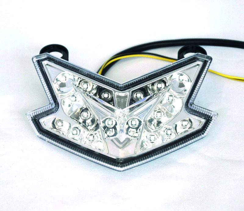 Piloto trasero BIHR LED con intermitentes integrados Kawasaki Z800, ZX636