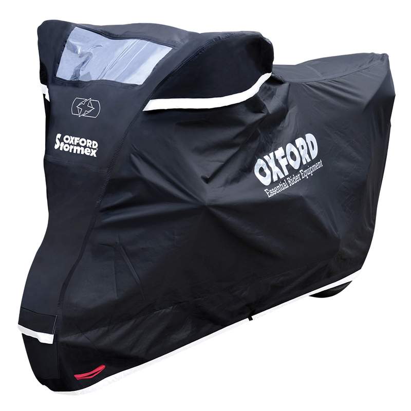 Funda de moto para exterior OXFORD Stormex - Moto / Scooter - Negro - L