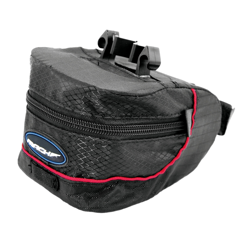Bolsa bajo sillín de bicicleta MACH Oversize. Anclaje rápido. 1 cremallera.