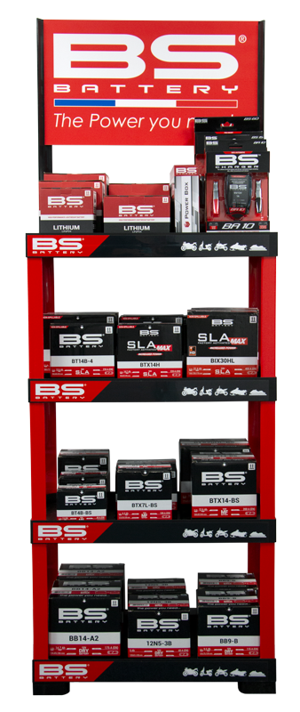 Expositor de baterías BS BATTERY
