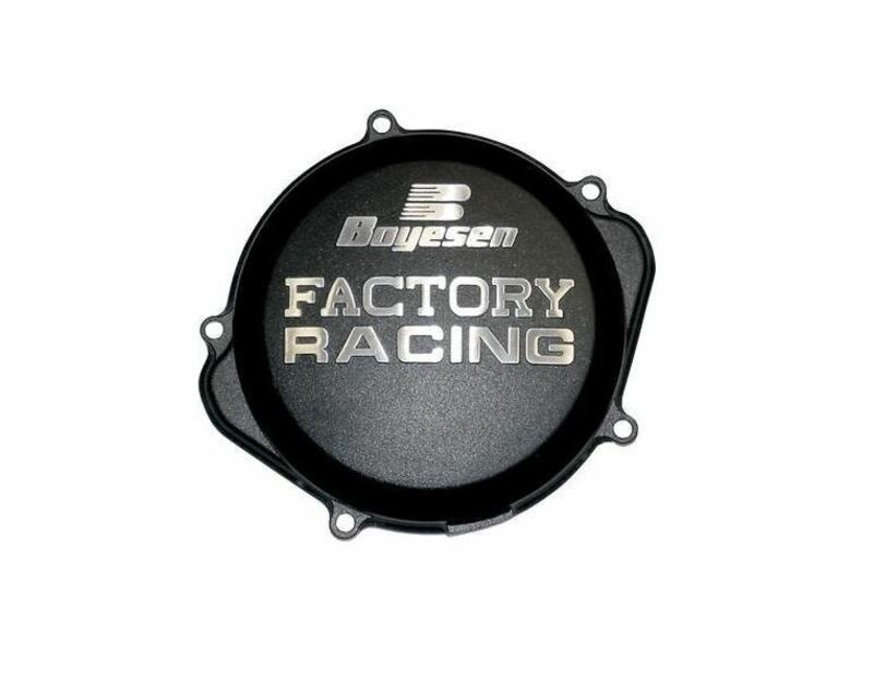 Tapa de embrague BOYESEN Factory Racing Negra Suzuki RM-Z250